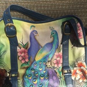 Anuschka Purse; Anuschka Bag; Peacocks